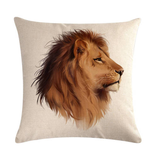 Lion Face Pillow