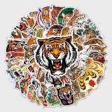 5 Different Sheets 3D Tiger Stickers