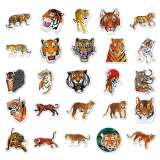 5 Different Sheets 3D Tiger Stickers