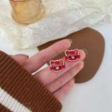 Tiger Face Earrings