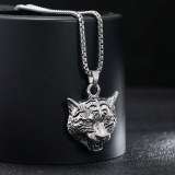 Silver Tiger Necklace