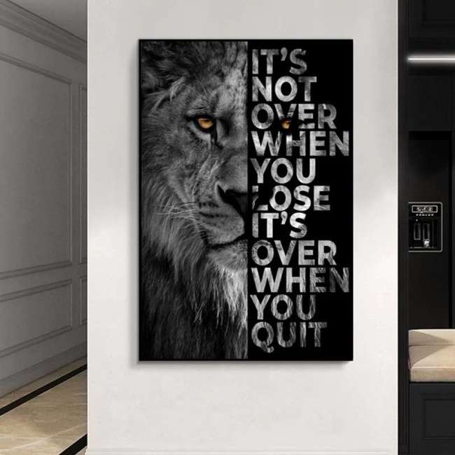 Lion Canvas Painting