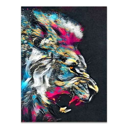Lion Painting Face