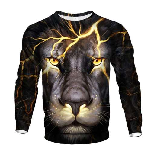 Mens Lion Sweatshirt