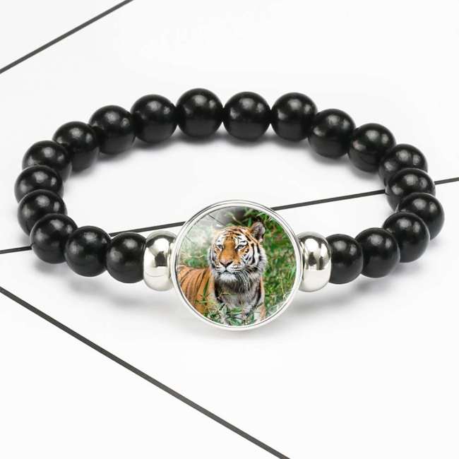 Unisex Beaded Tiger Bracelet Jewelry