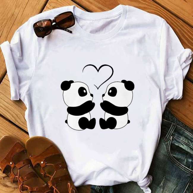 Black And White Panda Shirt