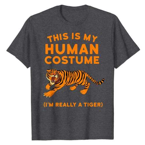 This Is My Human Costume Tiger Shirt