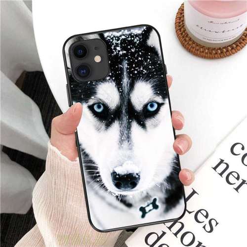 Wolf Print Iphone 13 Pro Max Case Shockproof Anti-Scratch TPU Cover For Iphone 7/8/11/XS/11/12/13