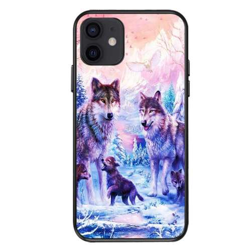 Wolf Print Iphone 13 Pro Max Case Shockproof Anti-Scratch TPU Cover For Iphone 7/8/11/XS/11/12/13