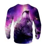 Purple Wolf Sweatshirt