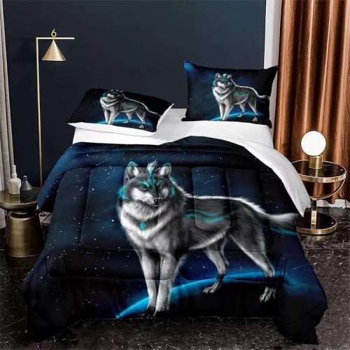 Shadow Wolf Comforter Set