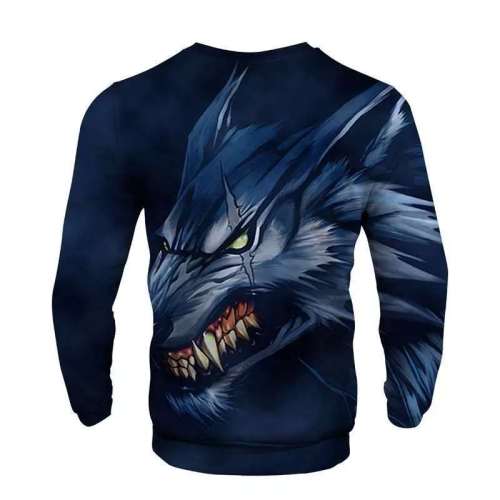 Wolf Print Sweatshirt
