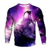 Purple Wolf Sweatshirt