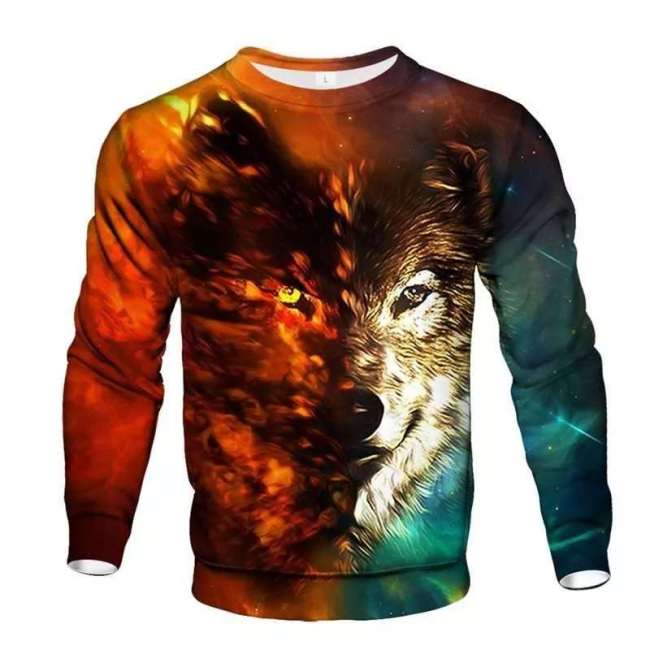 Wolf Design Sweatshirts
