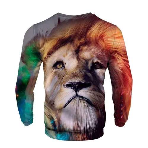 Lion Sweatshirt Colorful