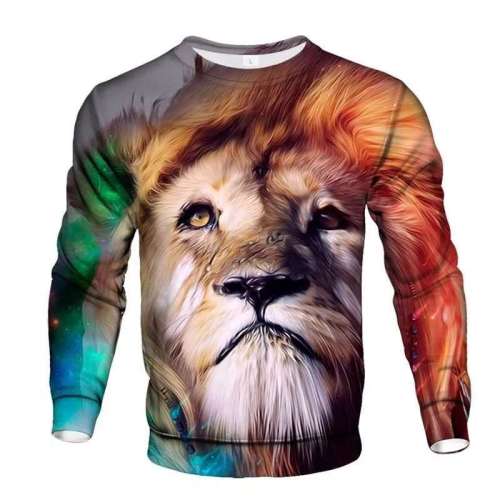 Lion Sweatshirt Colorful