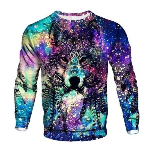 Wolf Sweatshirt Mens