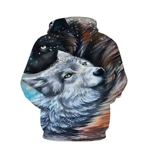 Wolf Hoodies For Men