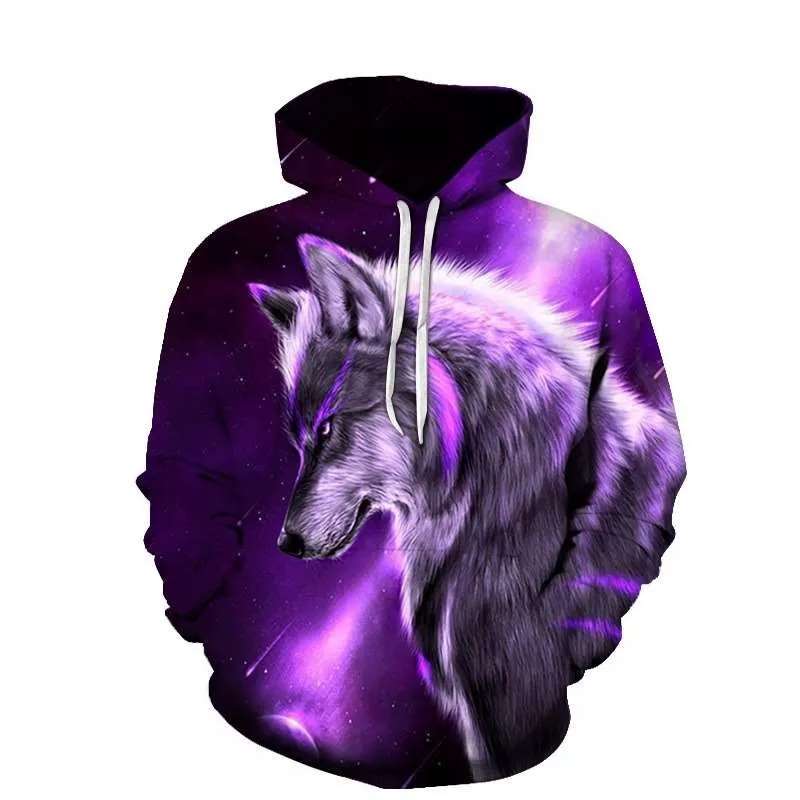 Purple Wolf Hoodie TheWildLifeJewelry