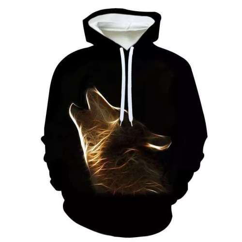 Hoodie With Wolf On It