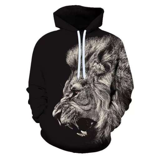 Lion Face Hoodie