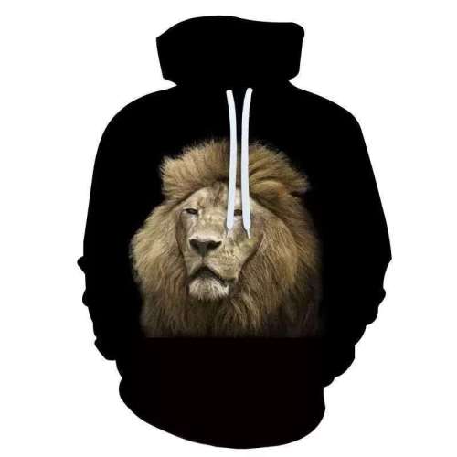 Hoodie With Lion Head
