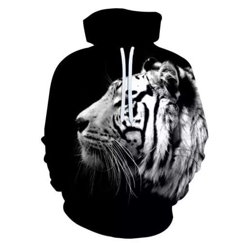 Tiger Black Hoodies