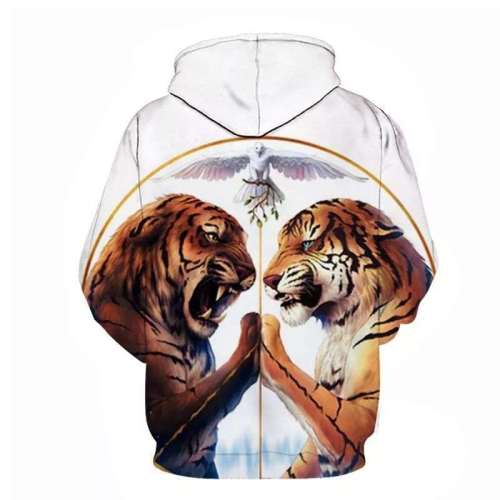 Couples Tiger Hoodie