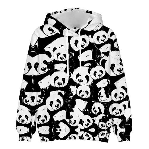 Panda Print Hoodie