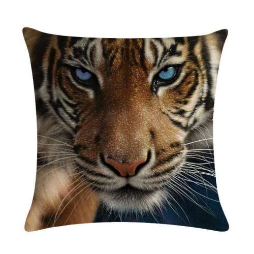 Tiger Face Pillow