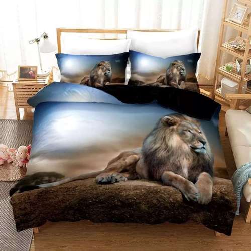 Lion In Bed