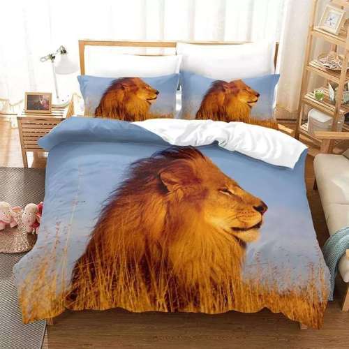 Bed With Lion Heads