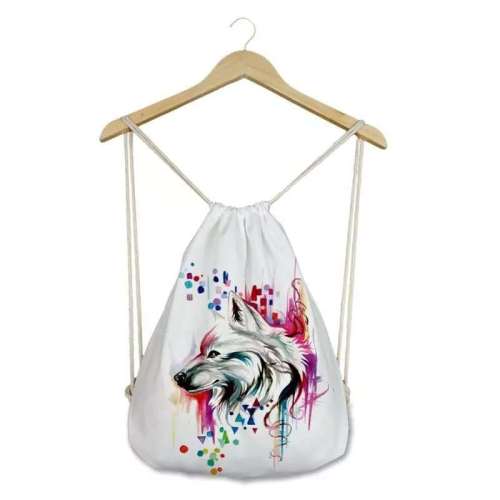 Galaxy Wolf Backpack