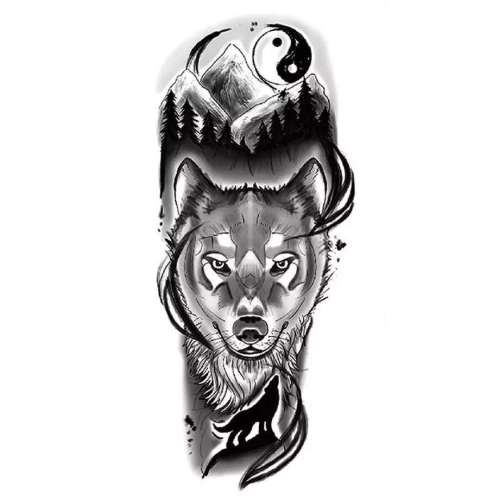 Wolf Mountain Tattoo