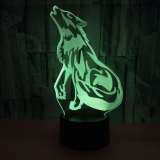 3D Lamp Wolf