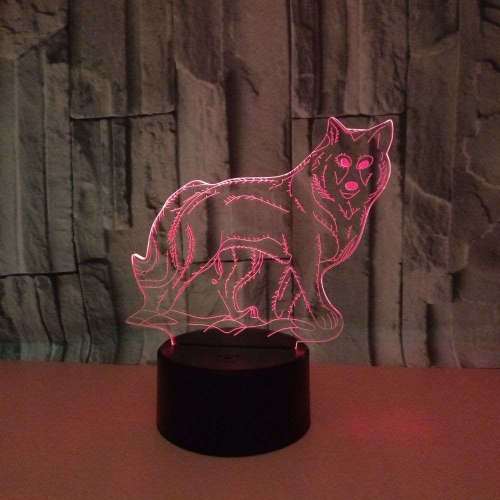 Wolf Lamp
