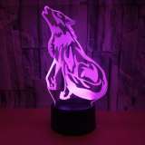 3D Lamp Wolf