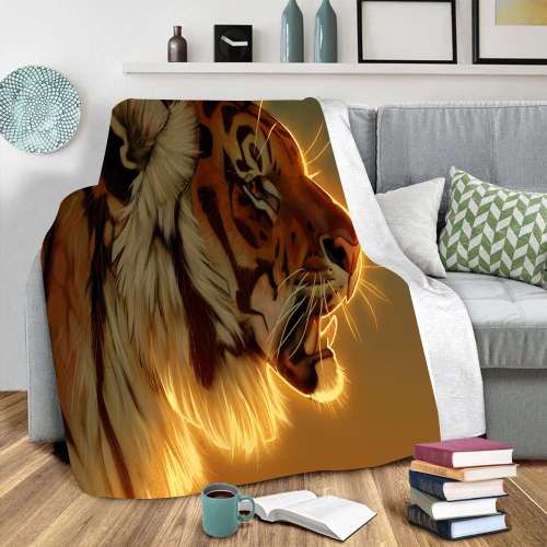 Vintage Tiger Blanket