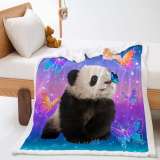 Panda Bear Fleece Blanket