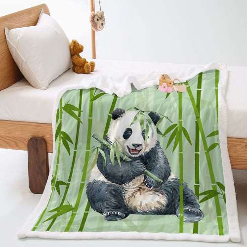 Panda Bear Throw Blankets
