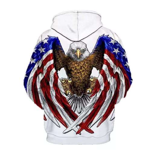White American Eagle Hoodies