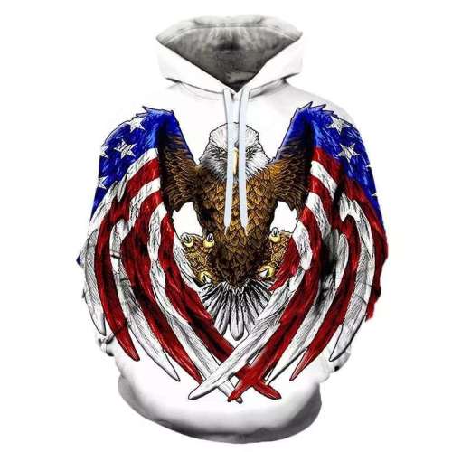 White American Eagle Hoodies