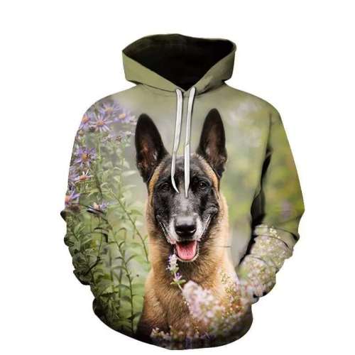 Family Matching Hoodies Unisex Dog Puppy Print Pullover Sweatshirt