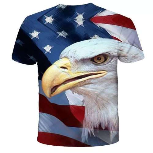 Family Matching Tshirts Unisex Eagle Print Top