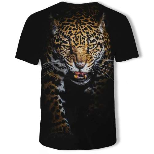 Family Matching Tshirts Unisex Leopard Print Top