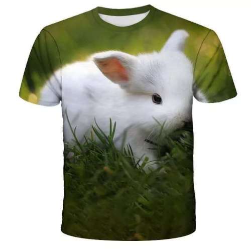 Family Matching Tshirts Unisex Bunny Print Top