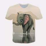 Elephant Cartoon In T-shirt