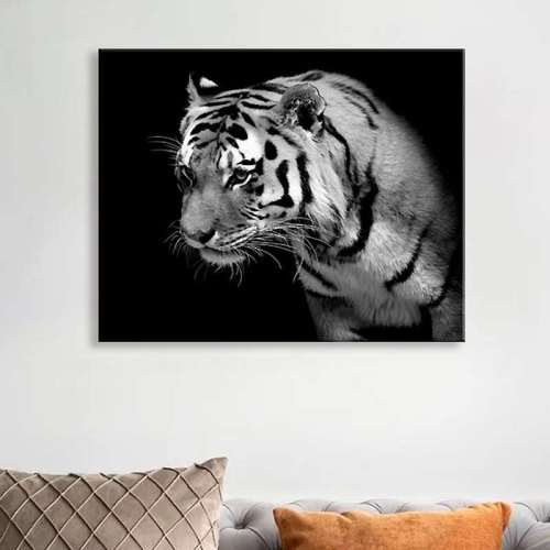 Tiger Decorative Canvas Wall Art Poster Home Decoration Painting For Living Room Decor