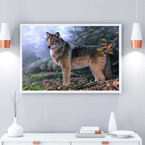 Lone Wolf Painting