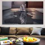 Tiger Cat Painting